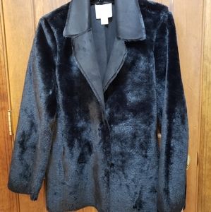 Rachel Parcell Reversible Faux Fur Jacket Size M